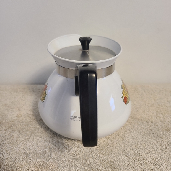 Corning Ware Kettle - Spice Of Life - 6-Cup Coffee/Tea pot with Lid - Picture 2 of 15